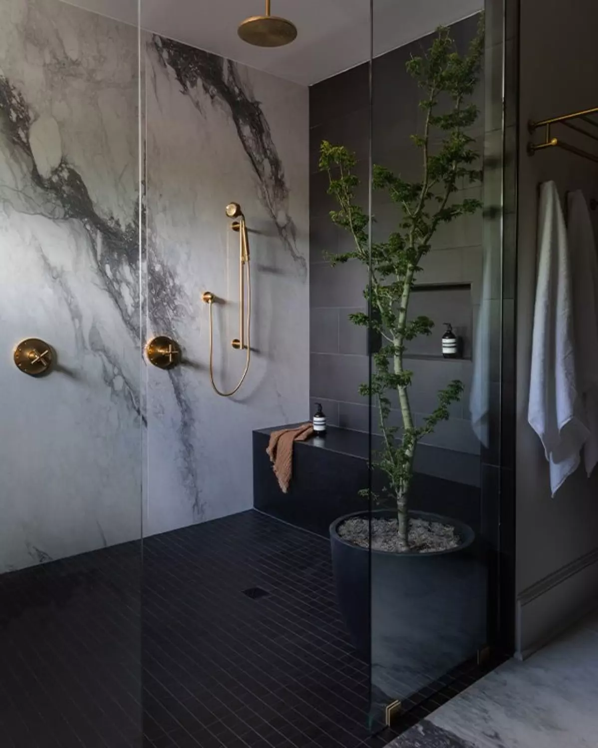 Frameless glass shower screen with sleek modern design - Doncaster bathroom innovation