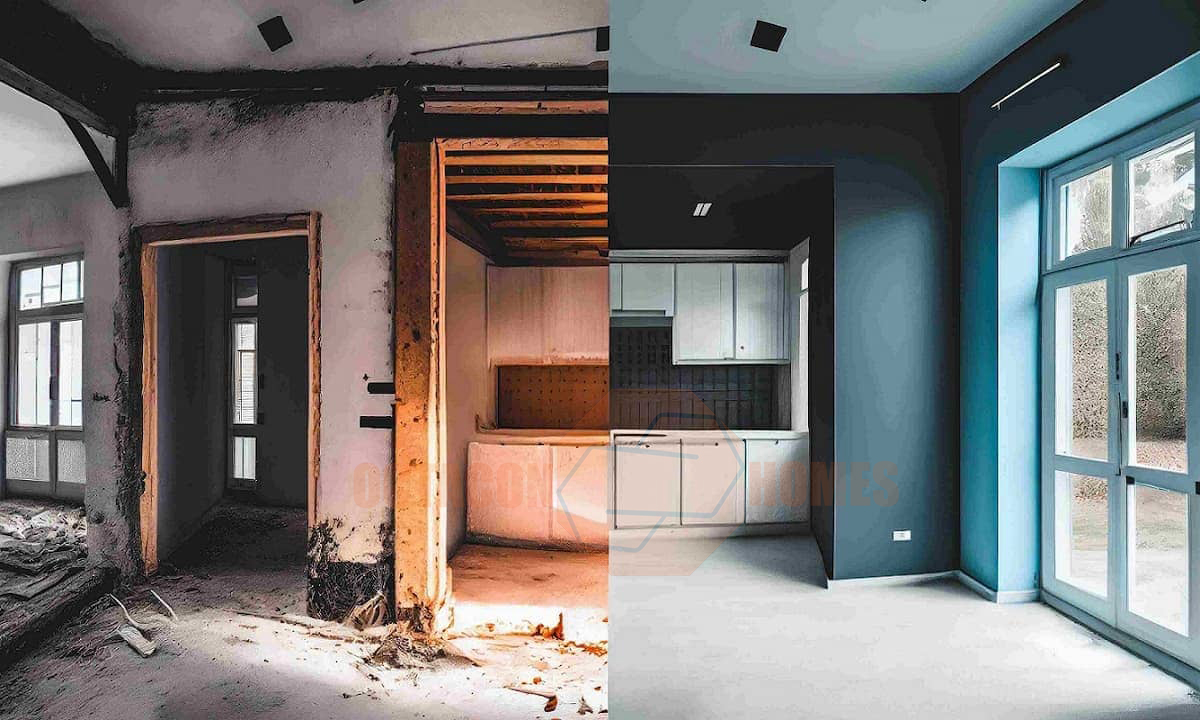 Melbourne home renovation before and after comparison showing dramatic transformation
