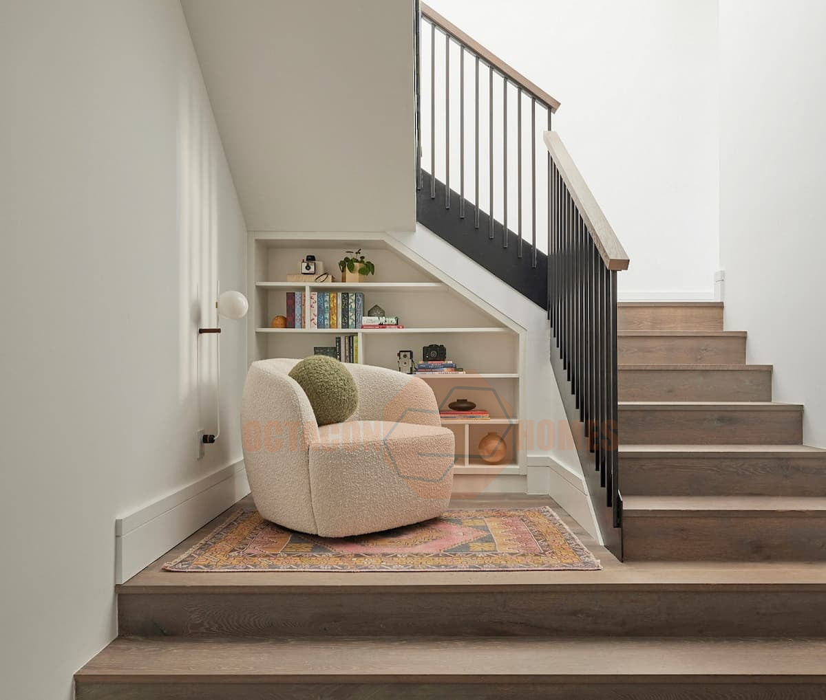 Wooden staircase renovation and home improvement in Balwyn