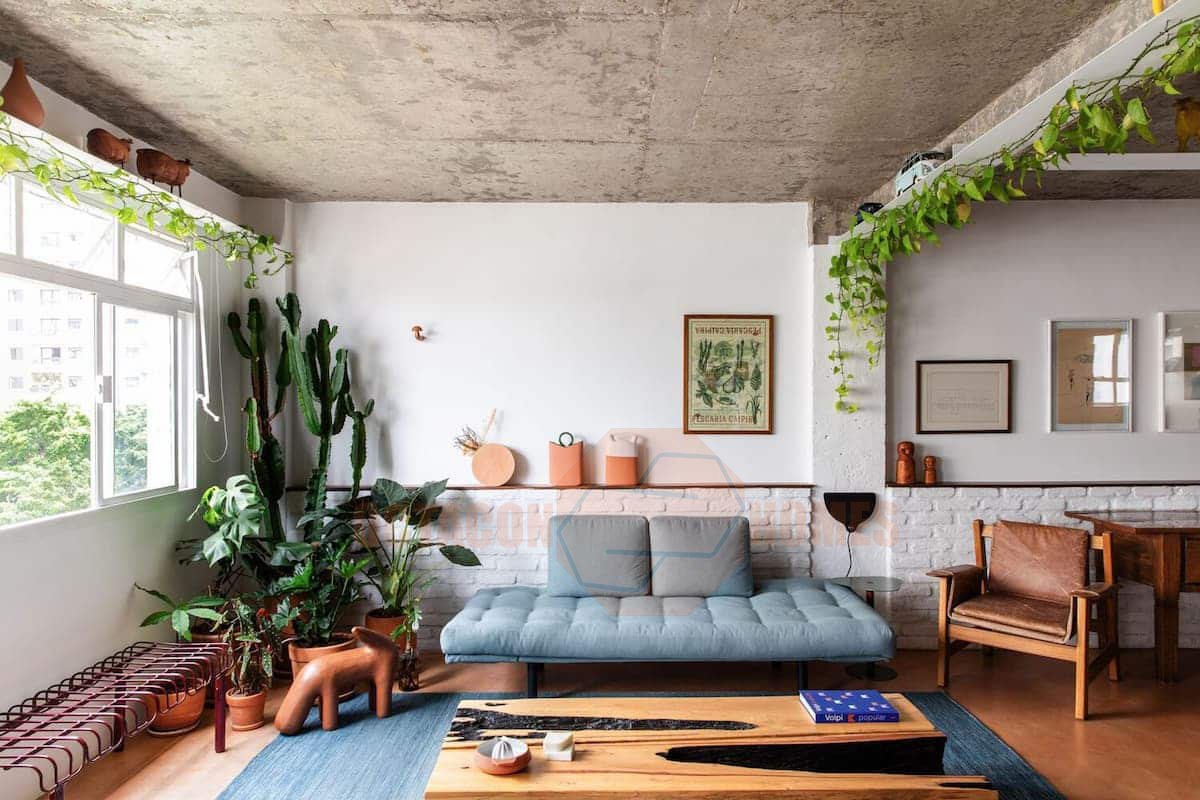 Old school home renovation featuring restored brick wall in Balwyn