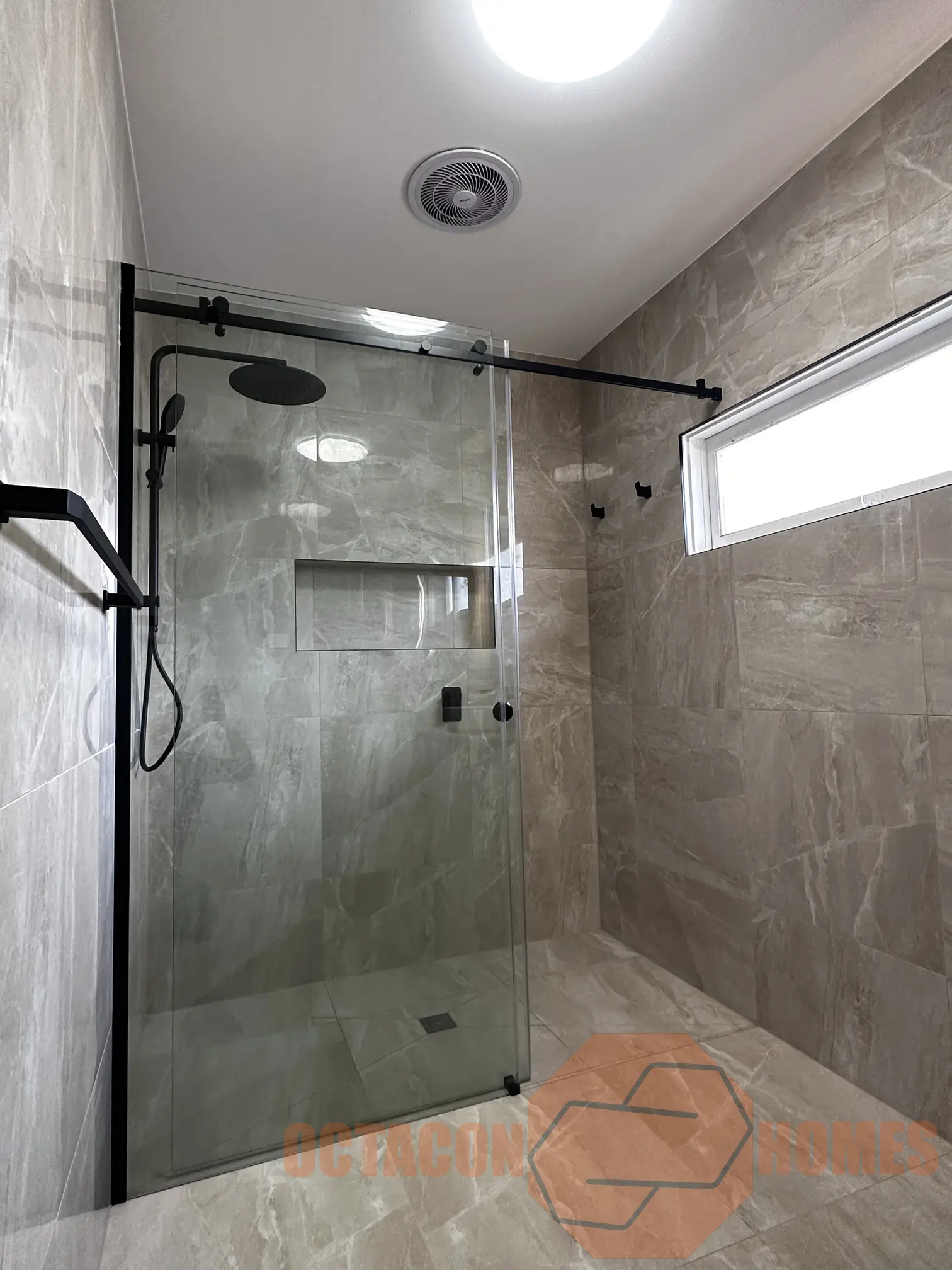 Contemporary bathroom remodel - St Albans family home